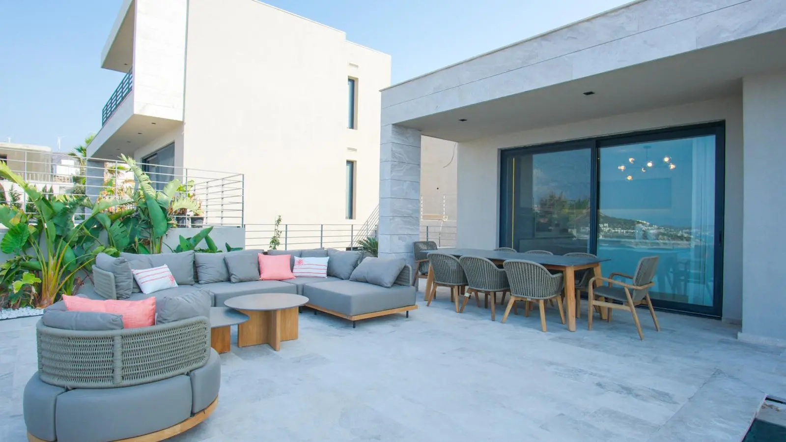 Large terrace